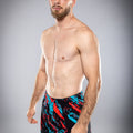 Eryx Blue/Red Flatline Hybrid MMA Shorts - Eryxgear