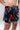 Eryx Blue/Red Flatline Hybrid MMA Shorts - Eryxgear