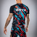 Eryx Blue/Red Flatline MMA Tee - Eryxgear