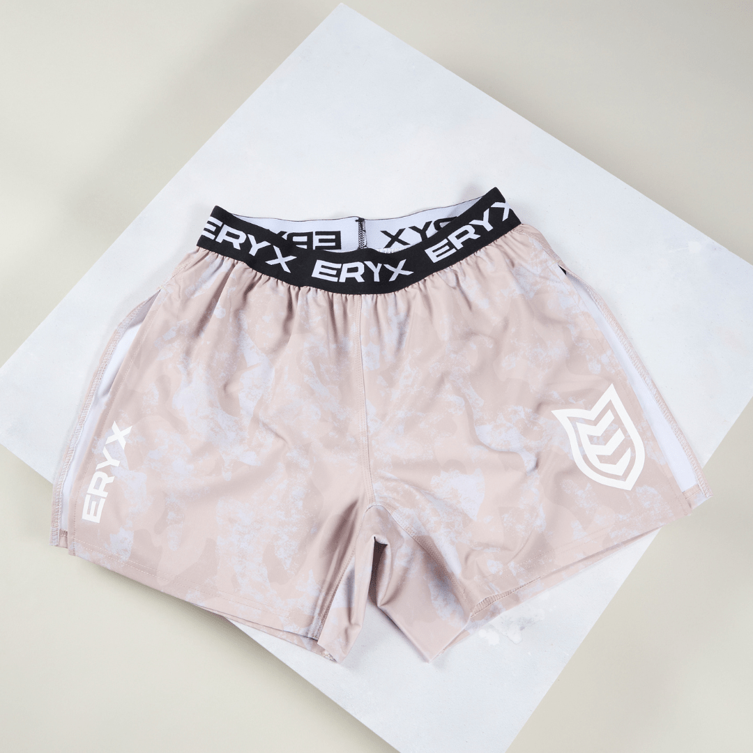 Eryx Desert Camo High Split Shorts - Eryxgear
