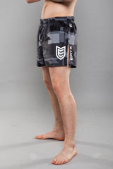 Eryx Glitch Hybrid MMA Shorts Black - Eryxgear
