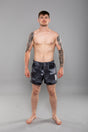 Eryx Glitch Hybrid MMA Shorts Black - Eryxgear