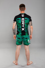 Eryx Glitch MMA Tee Green - Eryxgear