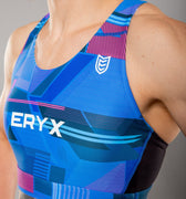 Eryx Glitch Sports Bra Blue - Eryxgear