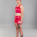 Eryx Glitch Sports Bra Pink - Eryxgear