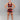Eryx Glitch Sports Bra Red - Eryxgear