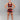 Eryx Glitch Sports Bra Red - Eryxgear