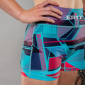 Eryx Glitch Womens Shorts Aqua - Eryxgear