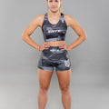 Eryx Glitch Womens Shorts Black - Eryxgear