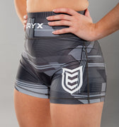 Eryx Glitch Womens Shorts Black - Eryxgear