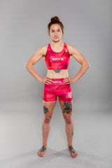 Eryx Glitch Womens Shorts Pink - Eryxgear