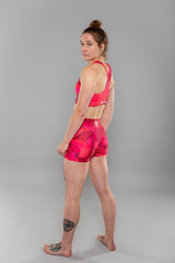 Eryx Glitch Womens Shorts Pink - Eryxgear