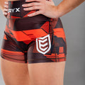 Eryx Glitch Womens Shorts Red - Eryxgear