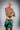 Eryx Green Flatline High Split MMA Shorts - Eryxgear