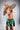 Eryx Green Flatline High Split MMA Shorts - Eryxgear