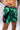 Eryx Green Flatline High Split MMA Shorts - Eryxgear