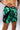 Eryx Green Flatline High Split MMA Shorts - Eryxgear