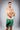 Eryx Green Flatline Hybrid MMA Shorts - Eryxgear