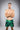 Eryx Green Flatline Hybrid MMA Shorts - Eryxgear