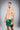 Eryx Green Flatline Hybrid MMA Shorts - Eryxgear