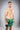 Eryx Green Flatline Hybrid MMA Shorts - Eryxgear