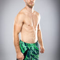 Eryx Green Flatline Hybrid MMA Shorts - Eryxgear