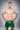 Eryx Green Flatline Hybrid MMA Shorts - Eryxgear