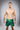 Eryx Green Flatline Hybrid MMA Shorts - Eryxgear