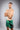Eryx Green Flatline Hybrid MMA Shorts - Eryxgear
