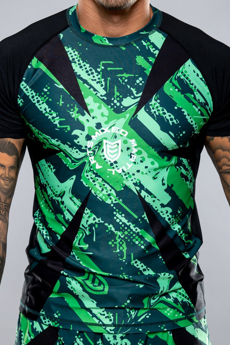 Eryx Green Flatline MMA Tee - Eryxgear