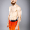 Eryx Orange Gradient High Split MMA Shorts - Eryxgear