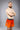 Eryx Orange Gradient High Split MMA Shorts - Eryxgear