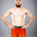 Eryx Orange Gradient High Split MMA Shorts - Eryxgear