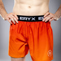 Eryx Orange Gradient High Split MMA Shorts - Eryxgear