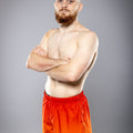 Eryx Orange Gradient Hybrid MMA Shorts - Eryxgear