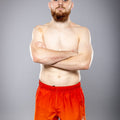 Eryx Orange Gradient Hybrid MMA Shorts - Eryxgear