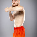 Eryx Orange Gradient Hybrid MMA Shorts - Eryxgear