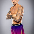 Eryx Pink Gradient High Split MMA Shorts - Eryxgear