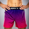 Eryx Pink Gradient High Split MMA Shorts - Eryxgear