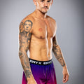 Eryx Pink Gradient High Split MMA Shorts - Eryxgear