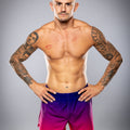 Eryx Pink Gradient Hybrid MMA Shorts - Eryxgear