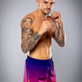 Eryx Pink Gradient Hybrid MMA Shorts - Eryxgear