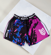 Eryx Purple Carbon High Split Shorts - Eryxgear