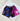 Eryx Purple Carbon High Split Shorts - Eryxgear