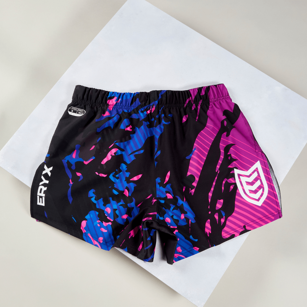 Eryx Purple Carbon MMA Shorts - Eryxgear
