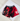Eryx Red Carbon High Split Shorts - Eryxgear