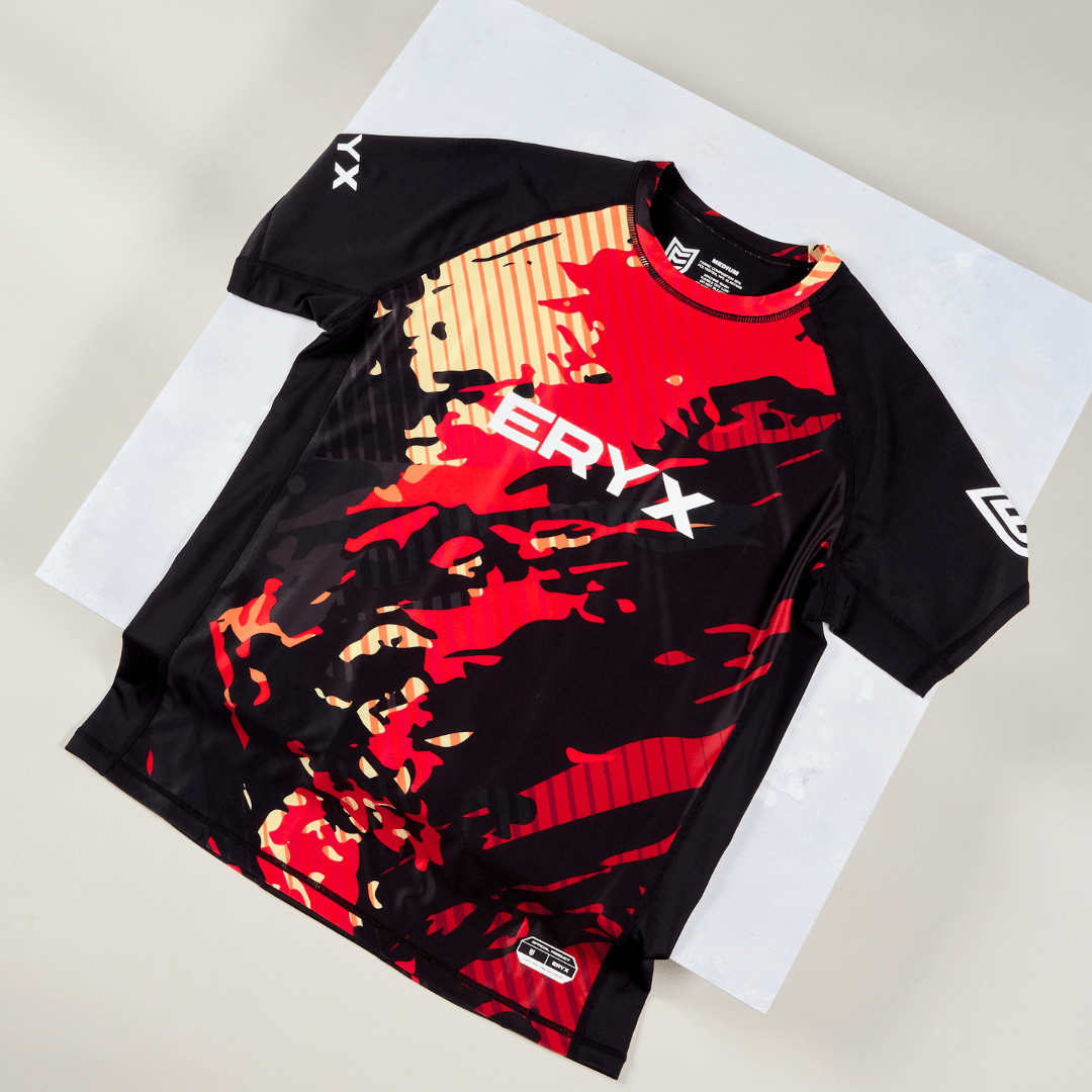 Eryx Red Carbon MMA Tee - Eryxgear