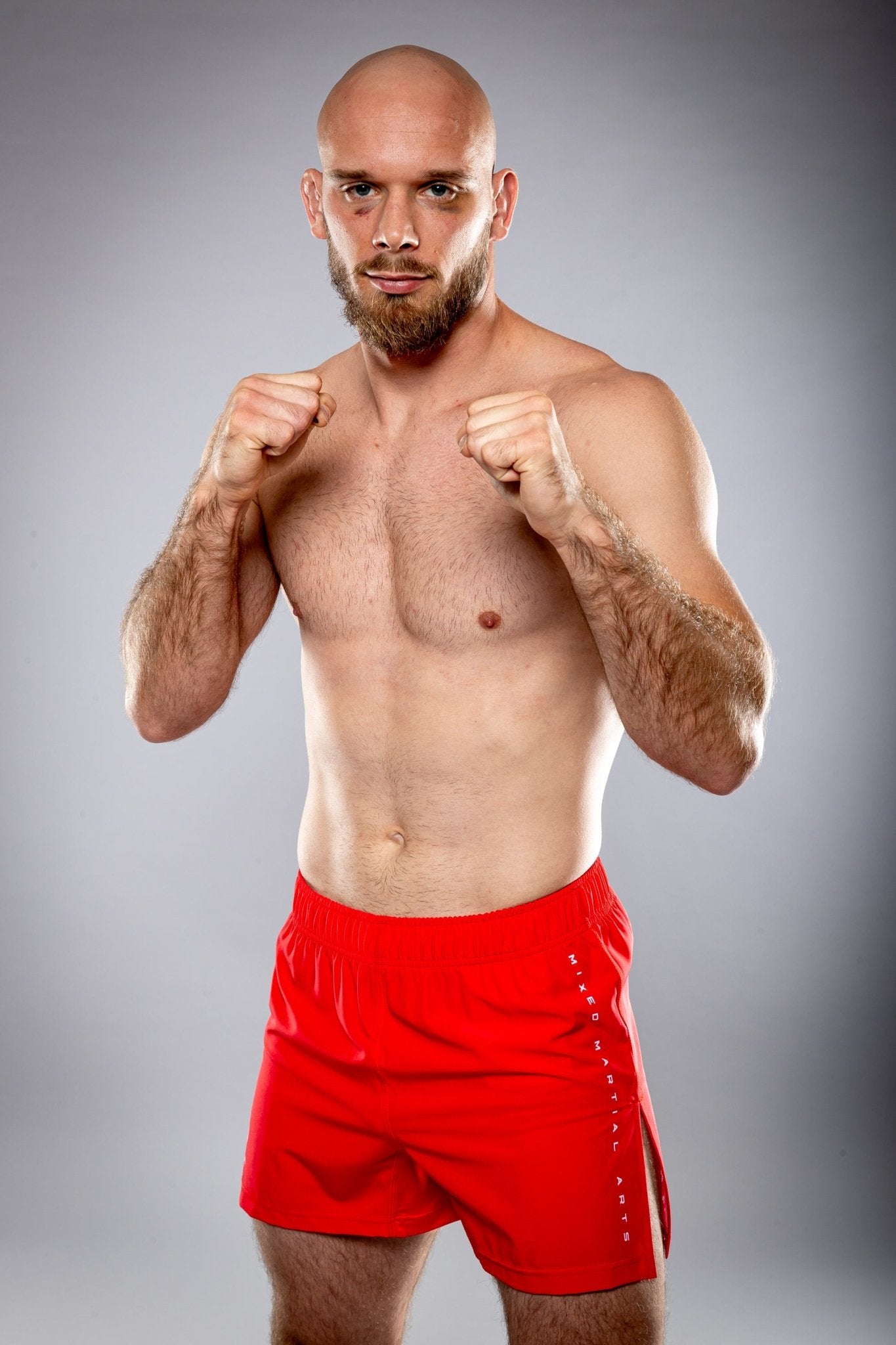 Eryx Red Essential MMA Shorts - Eryxgear