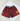 Eryx Red Marble High Split Shorts - Eryxgear