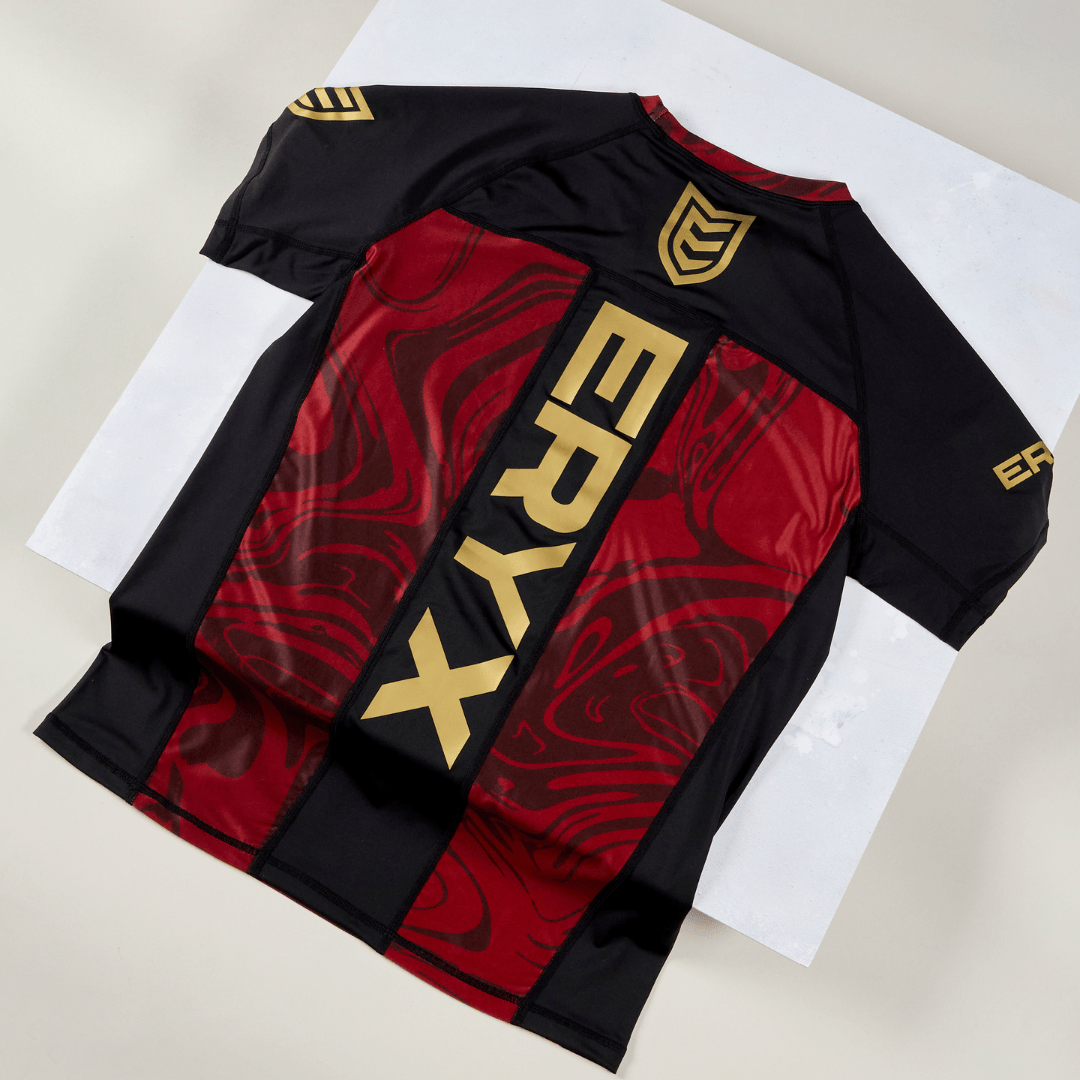 Eryx Red Marble MMA Tee - Eryxgear